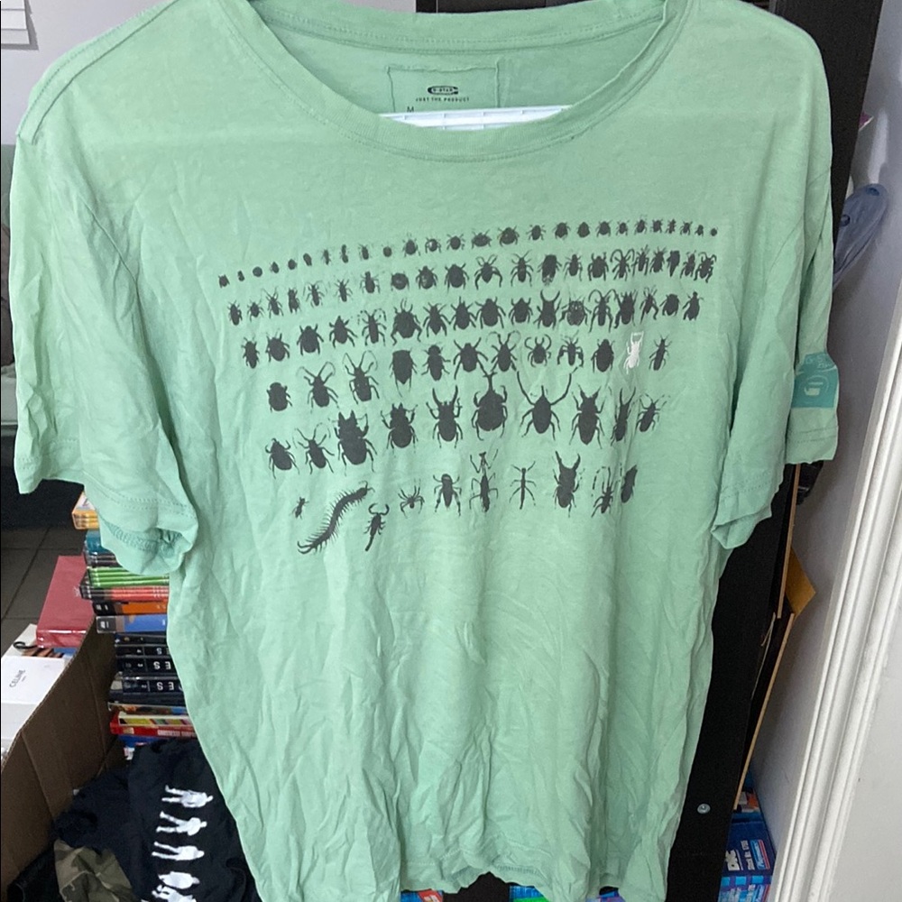 G-Star Raw Green Graphic “Bugs” T-Shirt with Insect Design